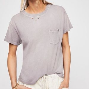 Free People - We The Free Vintage Pocket Tee - L